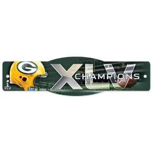  Green Bay Packers Super Bowl XLV Champions Street Sign 