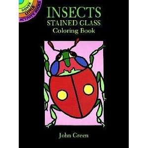 Insects Stained Glass Activity Book Toys & Games