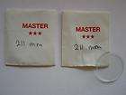 Lot of 2 Master *** Mineral glass watch crystals 168 size flat  