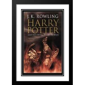  Harry Potter Book Covers 32x45 Framed and Double Matted 