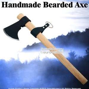  Handmade Bearded Axe Hatchet For Throwing w/ Belt Loop 