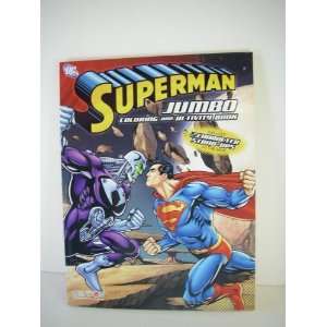   Jumbo Coloring and Activity Book   Superman vs. Brainiac Coloring Book