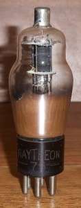 Raytheon Type 75 Dual Diode Triode Vacuum Tube Tested Engraved Base 