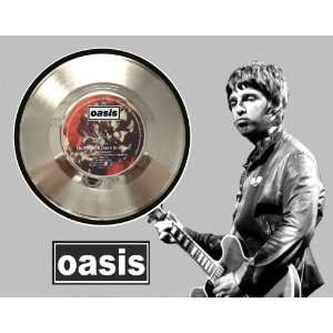  Oasis Don`t Look Back In Anger Framed Silver Record A3 Electronics