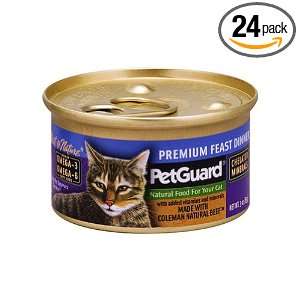 PetGuard Premium Feast Dinner Cat Food, 3 Ounce (Pack of 24)  