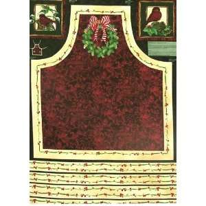   Greenery Apron Panel Wine Fabric By The Panel Arts, Crafts & Sewing