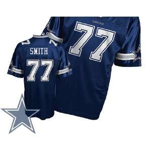  Dallas Cowboys #77 Tyron Smith Jersey Authentic Blue NFL 
