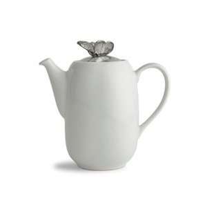 Arte Italica Giardino Large Teapot with Butterfly  Kitchen 