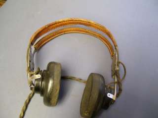 Vintage Rola Ham radio Headphones Model ANB  HB 1  