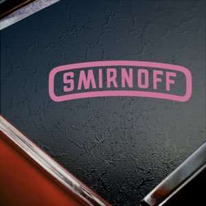  Smirnoff Pink Decal Vintage Car Truck Bumper Window Pink 