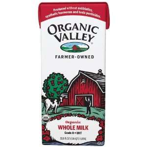 Organic Valley Aseptic Organic Whole Ultra Milk ( 12x33.8 OZ)  