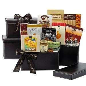 Your Logo Here Deluxe Corporate Sweet & Savory Gift Box Tower 