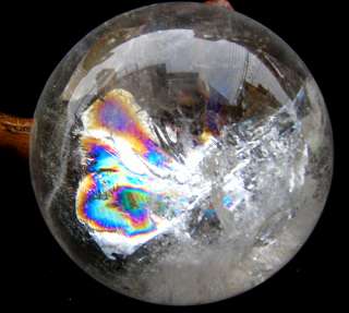 RAREST Russian Lemurian Quartz Rock Crystal Sphere  
