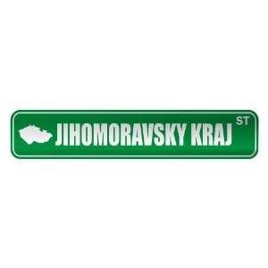   JIHOMORAVSKY KRAJ ST  STREET SIGN CITY CZECH REPUBLIC 