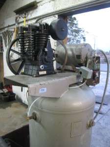 Pacemaker 120 Gallon Vertical Air Compressor & Tank 220V Single Phase 