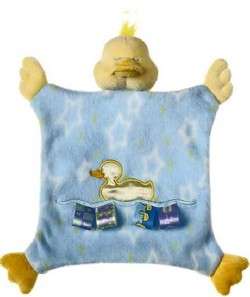   Taggies Sleepy Fleece Duck Security Blanket Lovey Boy Girl Baby Toy