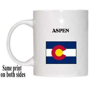  US State Flag   ASPEN, Colorado (CO) Mug 