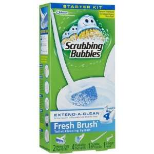 Scrubbing Bubbles Fresh Brush 2 In 1 Toilet Cleaning System Starter 1 