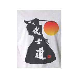  Japanese Bushido Samurai pop art graphic T shirt (Mens 