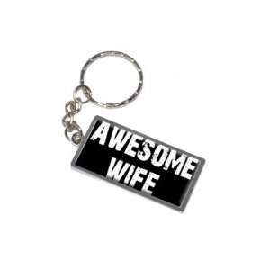  Awesome Wife   New Keychain Ring Automotive