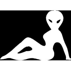  Alien Mudflap Girl Cool Sexy for Cars and Walls 5 Inch 