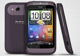 NEW HTC WILDFIRE S PURPLE CELL PHONE US CELLULAR CDMA CLEAN ESN 