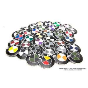  Bimmian ROUAA2X14 Colored Roundel Emblems  7 Piece Kit For Any BMW 