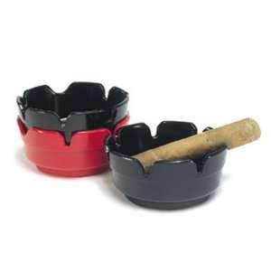  Black Astray/Cigar Tray   4 (2 Dozen/Unit)