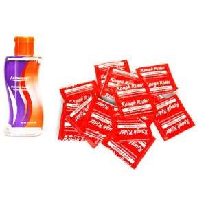   72 condoms Astroglide 5 oz Lube Personal Lubricant Economy Pack