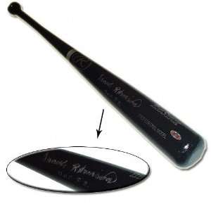   Robinson Autographed Black Big Stick Baseball Bat with HOF Inscription
