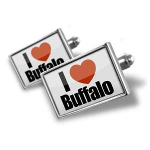 Cufflinks I Love Buffalo region New York, United States   Hand Made 