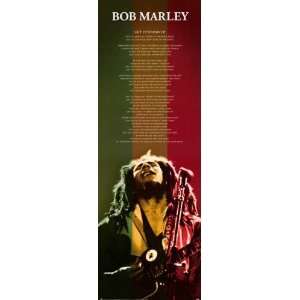  Bob Marley   Get Up Stand Lyrics   Rasta Colors 21x62 Door 
