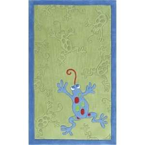 The Rug Market Kids Fred 74012 Green and Blue Kids Room 28 x 48 