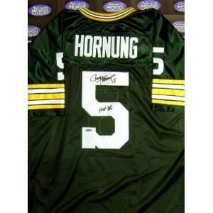 Paul Hornung autographed Football Jersey (Green Bay Packers) inscribed 