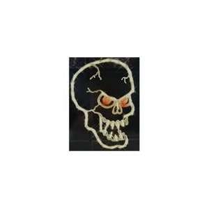  16 Lighted Halloween Spooky Skull For Window or Yard 