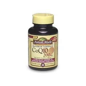  Nature Made CoQ10 200 mg 30 Softgels (Co Q10, Coenzyme Q10 