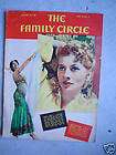 Vintage 1940 Family Circle Magazine w/ Joan Fontaine