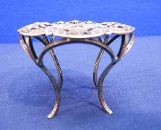 This is for a Vintage Sterling Silver Miniature Doll Furniture Table 