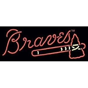 MLB Atlanta Braves Neon Sign 