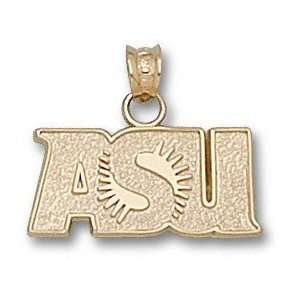  Arizona State Sun Devils 10K Gold ASU Logo 3/8 