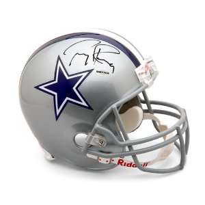  Tony Romo Autographed Dallas Cowboys Deluke Replica Helmet 