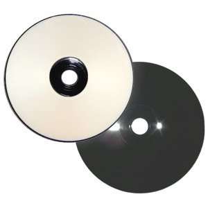  Silver Inkjet Printable/BLACK 80 Minute CD Rs by Prodisc 