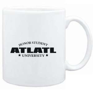  Mug White  Honor Student Atlatl University  Sports 