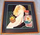 DOOLEY~SIGNED & FRAMED GOUACHE~NICE AND COLORFUL~UNUS​.