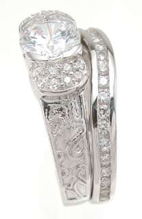 80Ct Engagement Wedding Ring Set New Item  