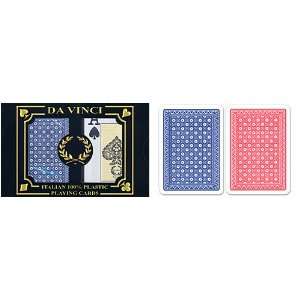 12 sets (24 decks) Da Vinci Neve, Italian 100% Plastic Playing Cards 
