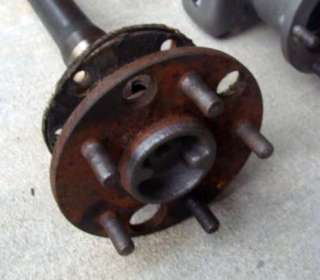 If you are looking for an A body 8 3/4 rearend housing and axles, this 