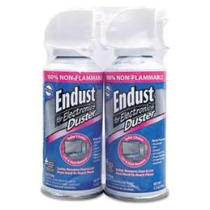  ENDUST Compressed Gas Duster 2 3.5oz Cans/Pack Moisture 