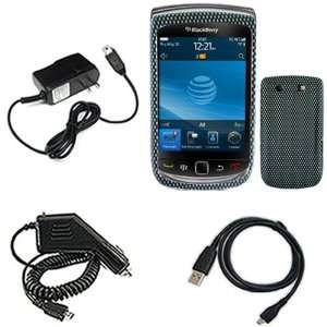  iNcido Brand Blackberry Torch 9800 Combo Carbon Fiber 