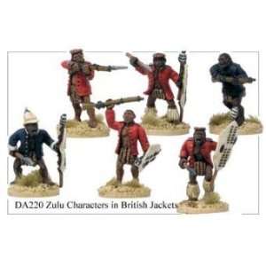  Darkest Africa Zulu Characters In British Jackets (6 